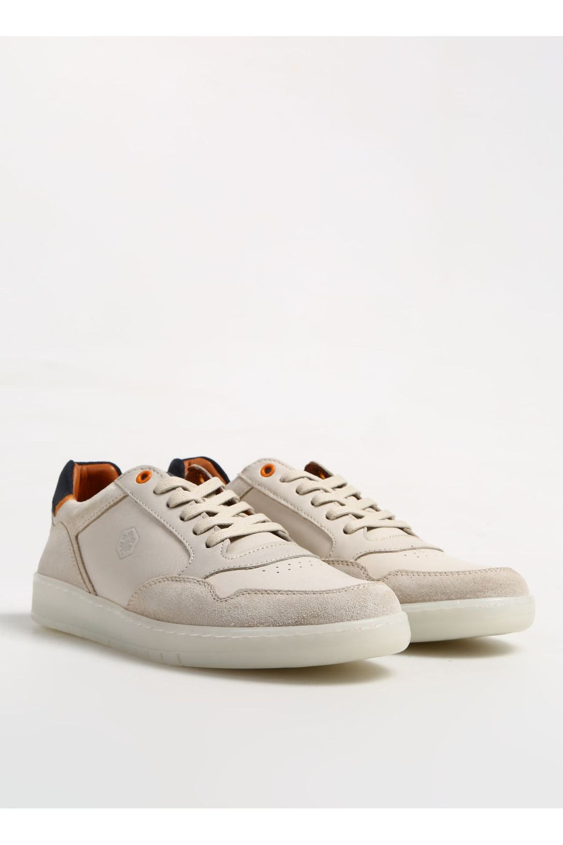 White Men's Leather Sneaker ITANIO 4FX