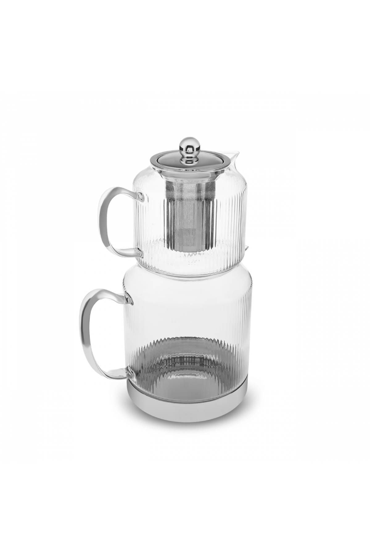 Kelly Induction Base Borosilicate Glass Midi Teapot