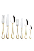 Queen Gold 12 Seater 84 Piece Fork Spoons Knife Set