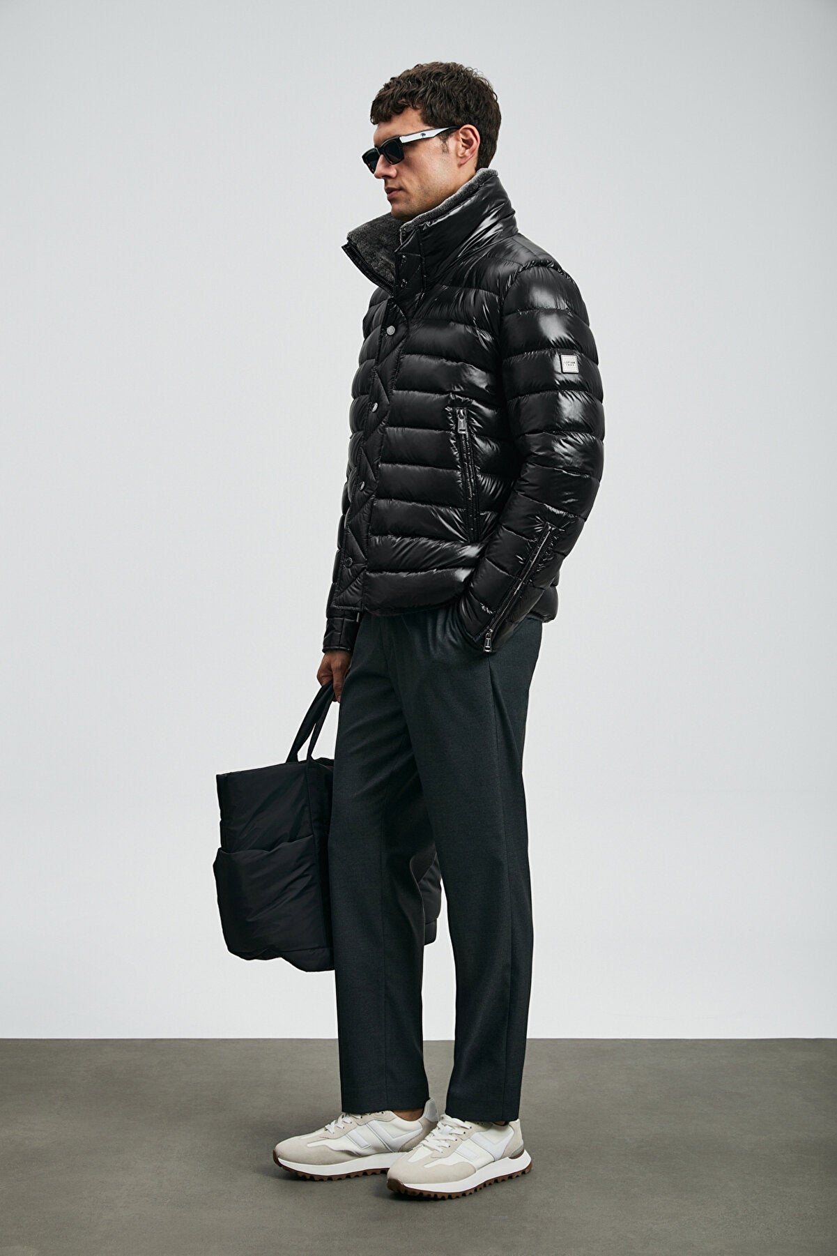 Jack Goose Down Men's Coat Black