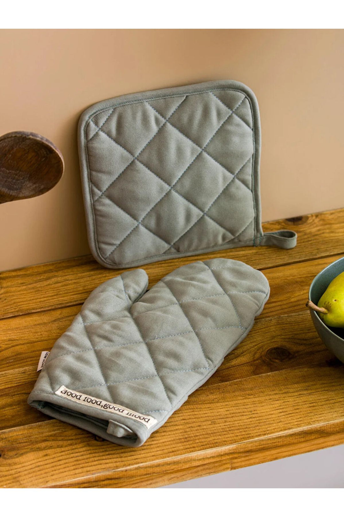 Patterned Oven Gloves Set of 2