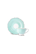 New Romantic Thin Stripe Teacup 220 ml Green