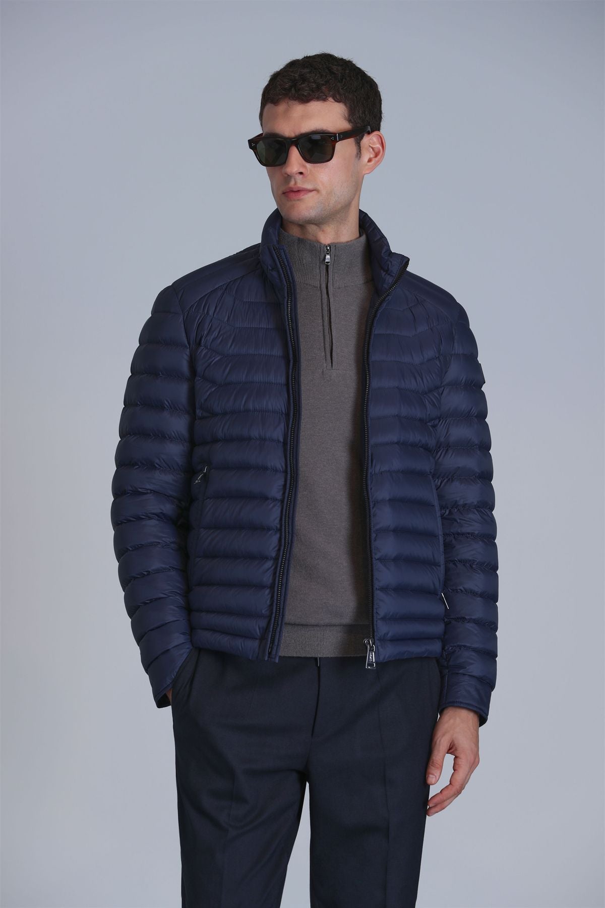 Andy Goose Down Coat Men Navy