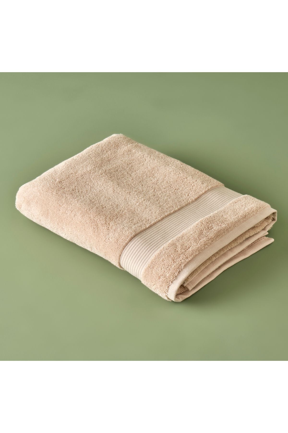 100% Cotton Premium Dorita Bath Towel Beige (90x150 cm)