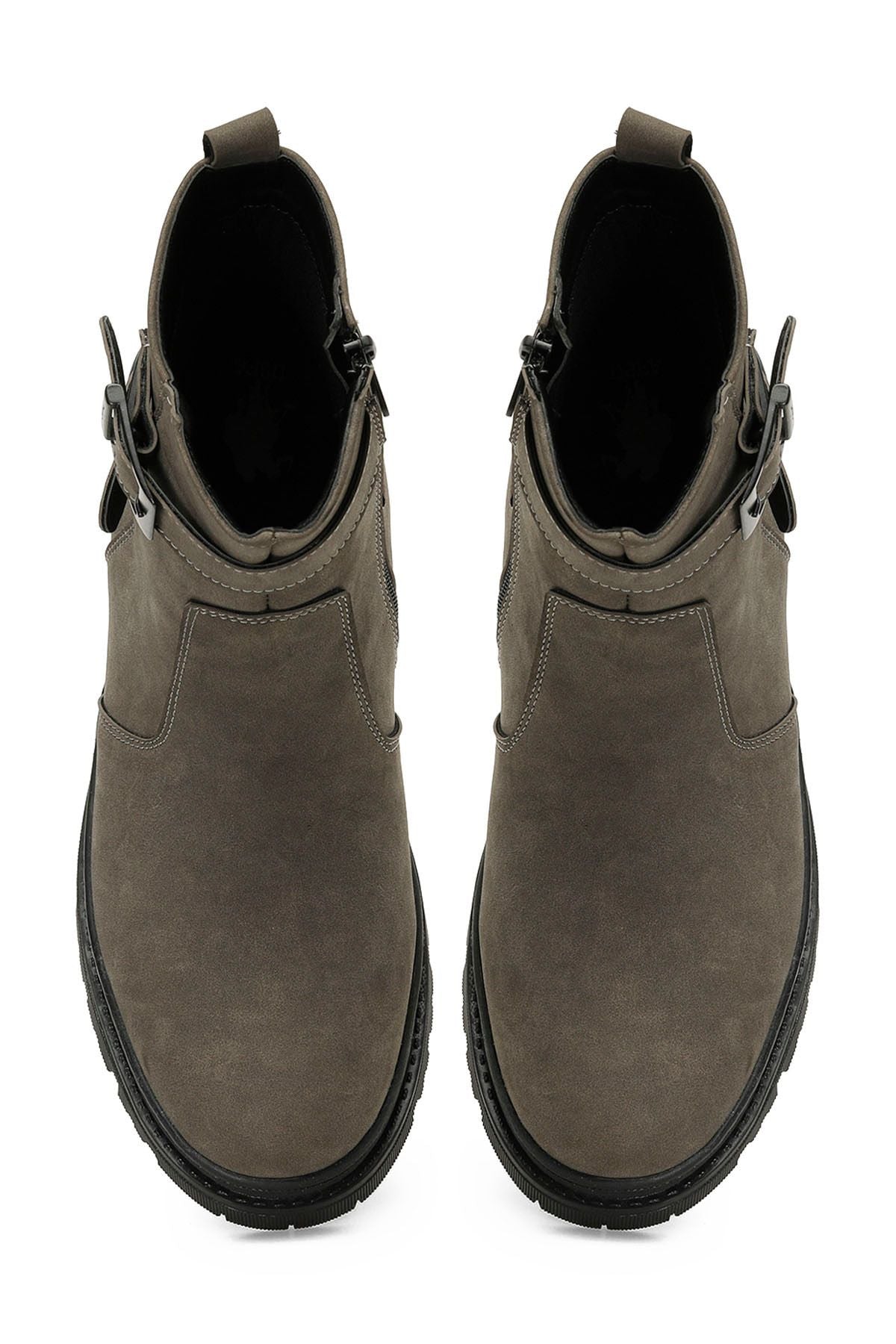TAWNY 4PR Mink Mens Biker Boots