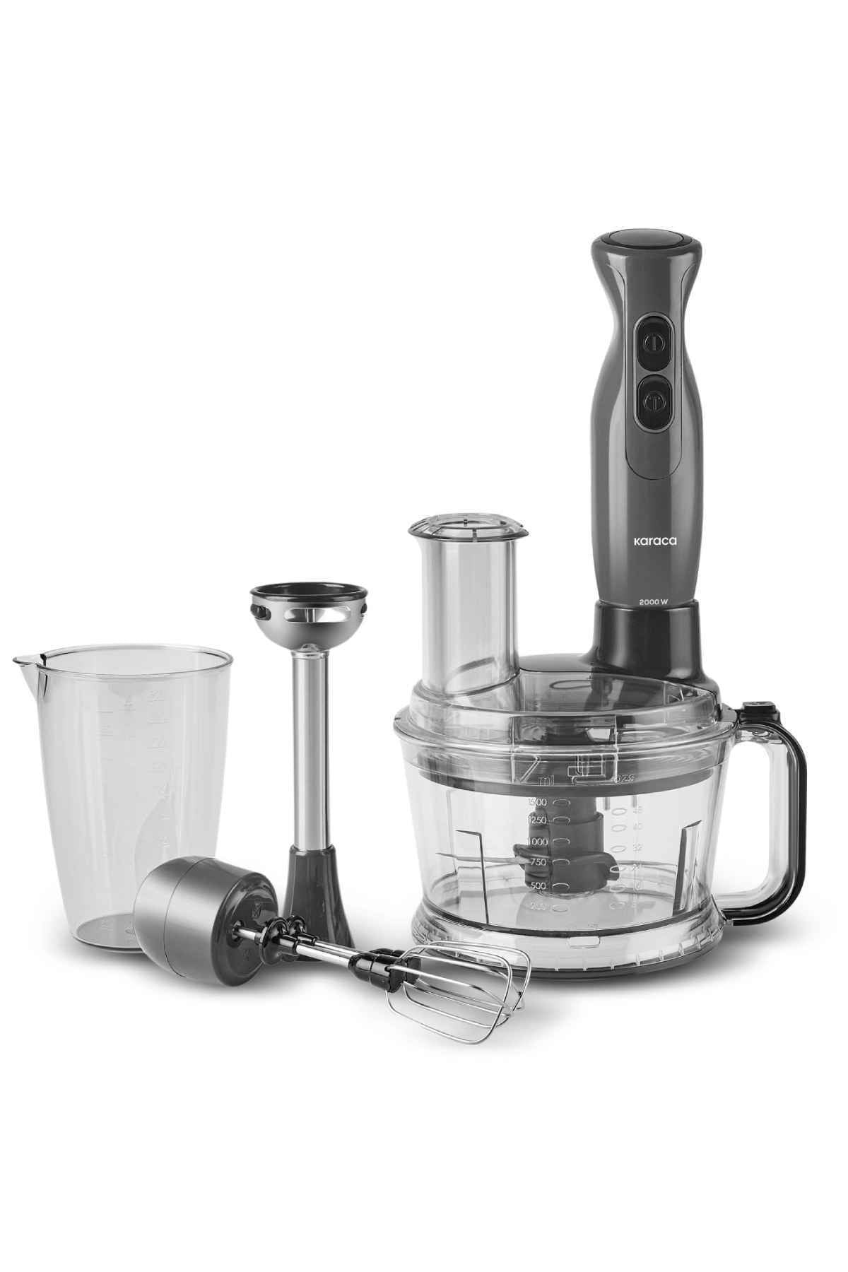 Pro Multimax 6 in 1 Multipurpose Food Processor Space Gray