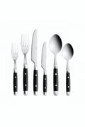 Alina 36 Pieces 6 Seater Fork Spoons Knife Set Black