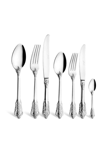 3402 12 Person 84 Piece Steel Fork Spoons Knife Set