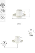 Nap 6 Person Coffee Cup Set 80 ml