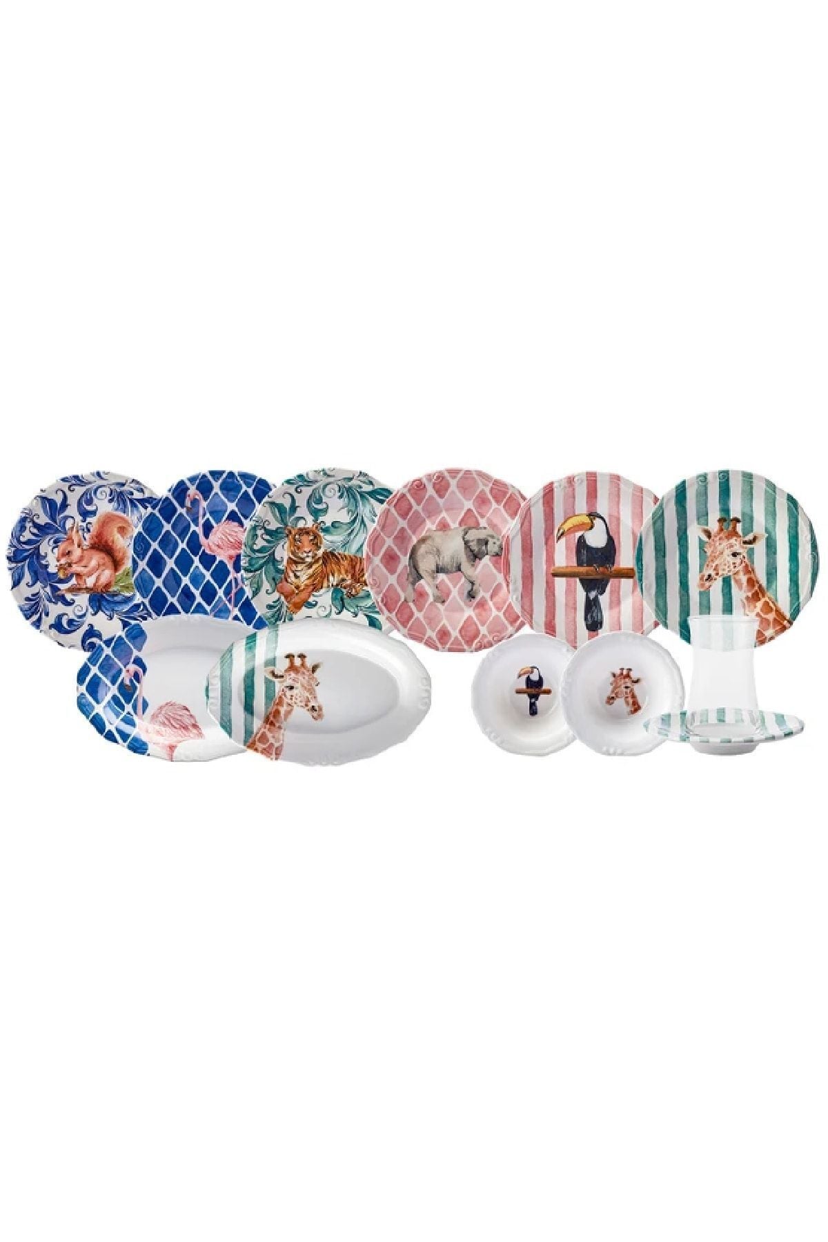 Animal Carnival 26 Piece Breakfast Set for 6