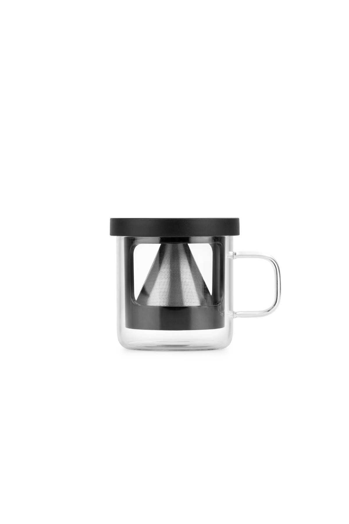 Brewy Coffee Borosilicate Glass Dripper Mug 300 ml