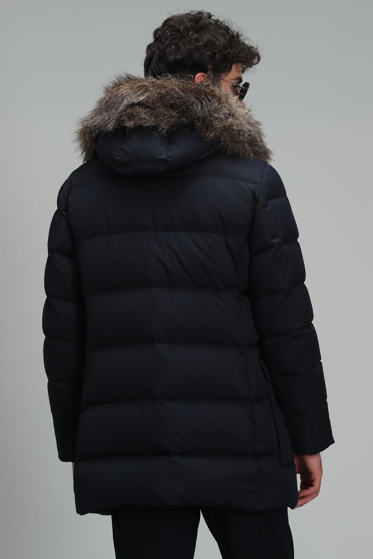 Clark Men's Goose Down Coat Navy