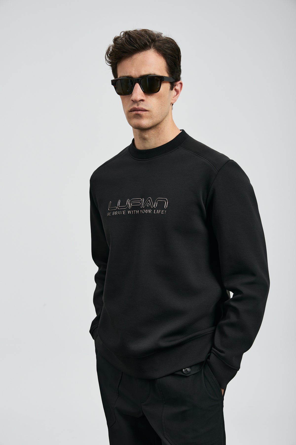 Luther Men's Sweatshirt Black