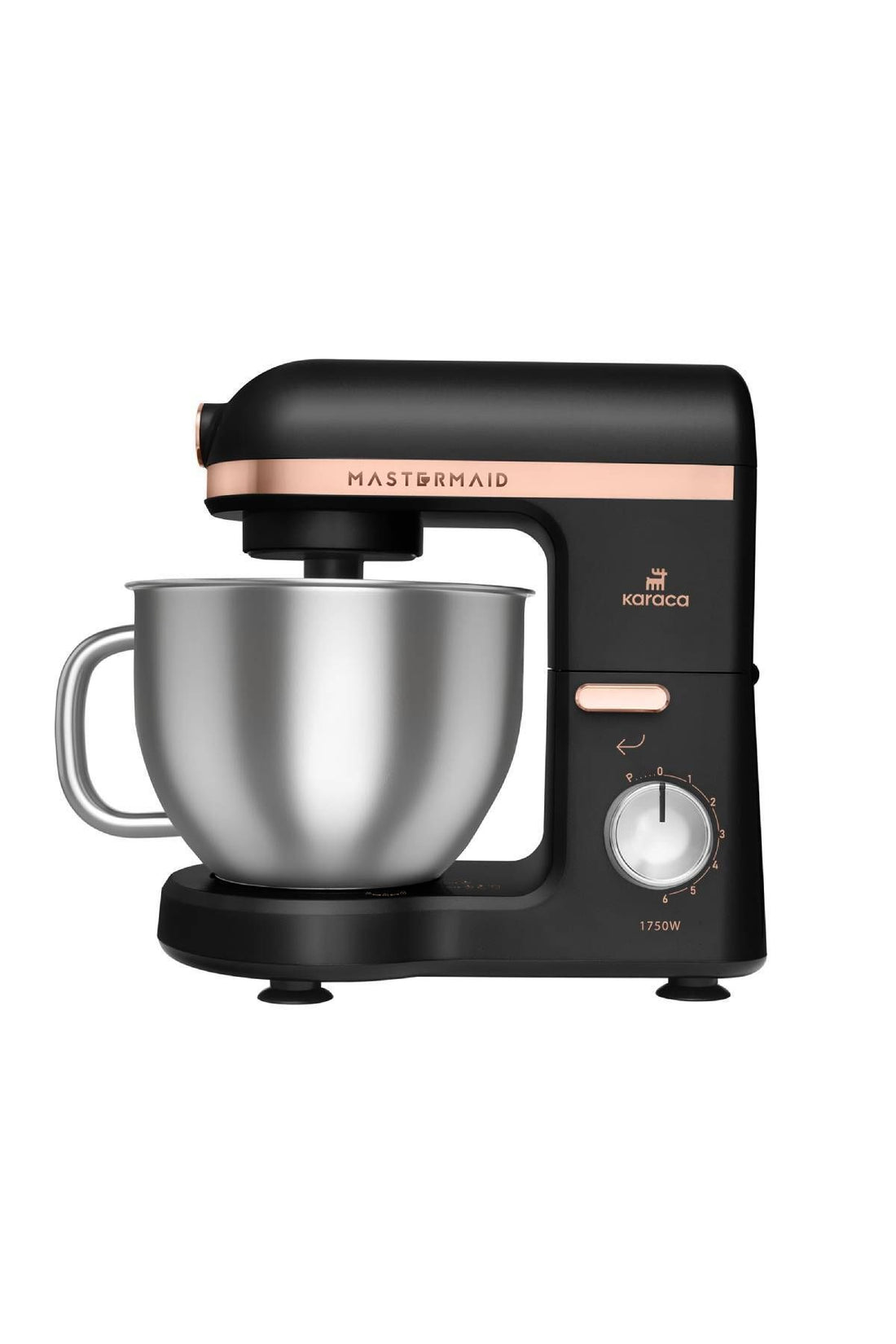 Mastermaid Chef Pro Double Lever Stand Mixer Matte Black Copper 1750w