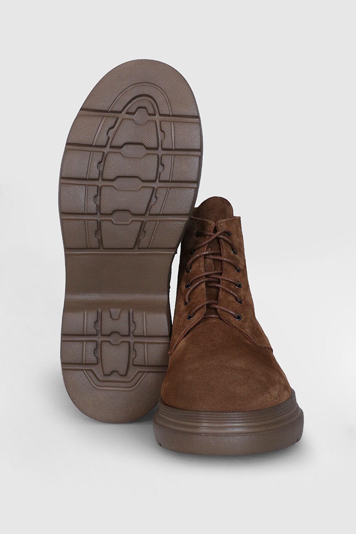 Marvın Men's Leather Boots Camel Hair