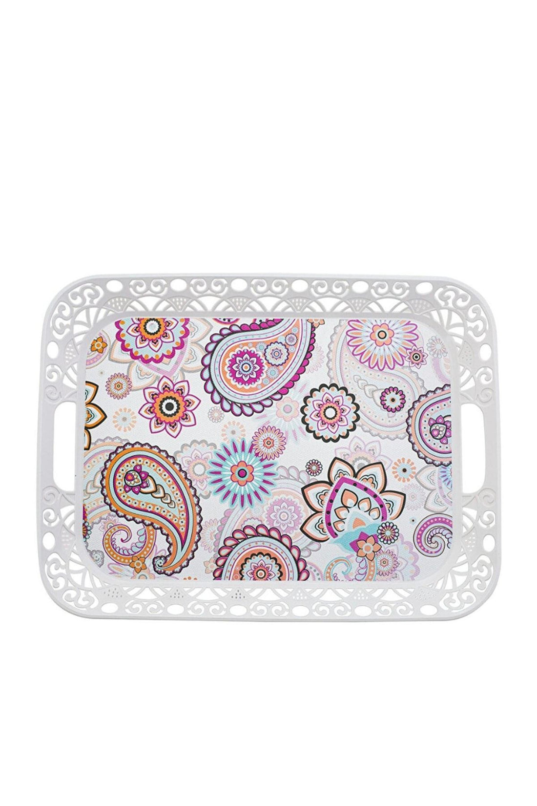 Bloomy Melamine Rectangular Tray