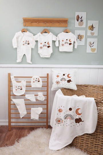 bebeqon - 11 Organic Hospital Outlets - 0-3 AY / Ecru