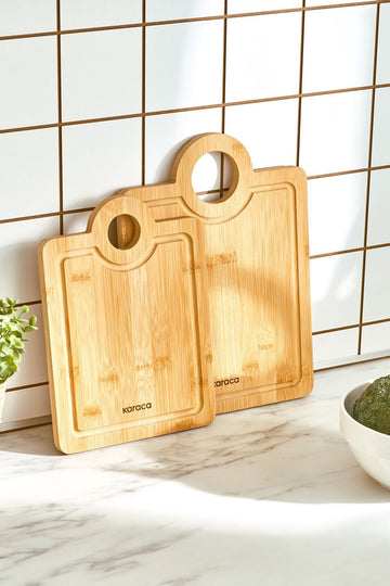 Alis Bamboo 2 Pack Pro Cutting Board 28/33 cm