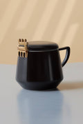 50th Anniversary Signature Collection Black Mug with Lid 350 ml