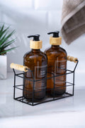 Louvre Metal Stand 2-Pack Liquid Soap Dispenser - 500 ml