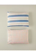 Natural Lines 2-Pack Pillowcase Blue