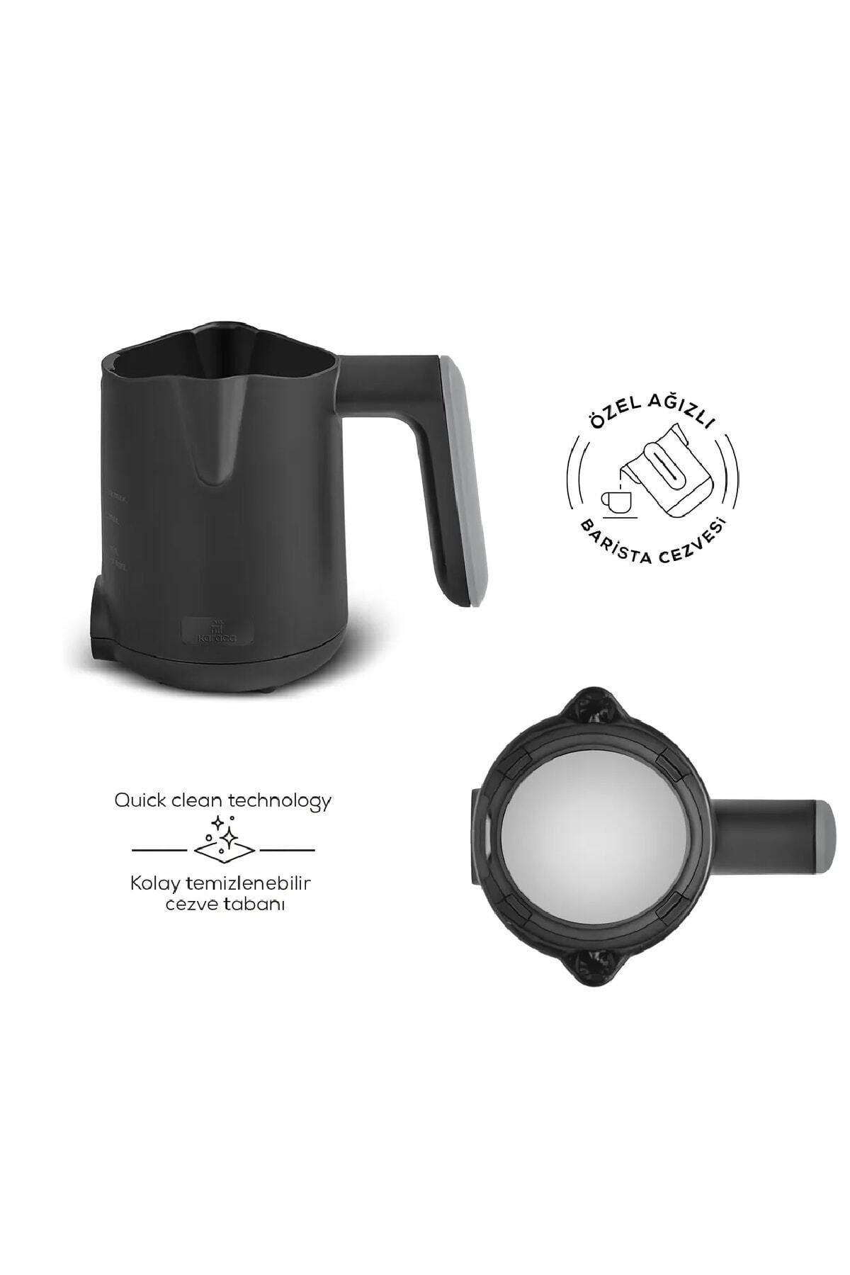 Memories Barista Cappuccino and Turkish Coffee Maker Anthracite