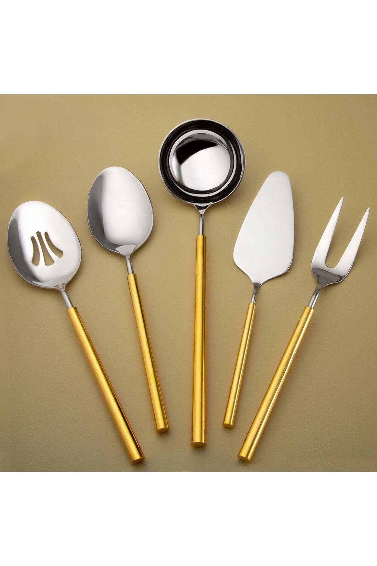 6000 Roller Gold 5 Piece Service Set