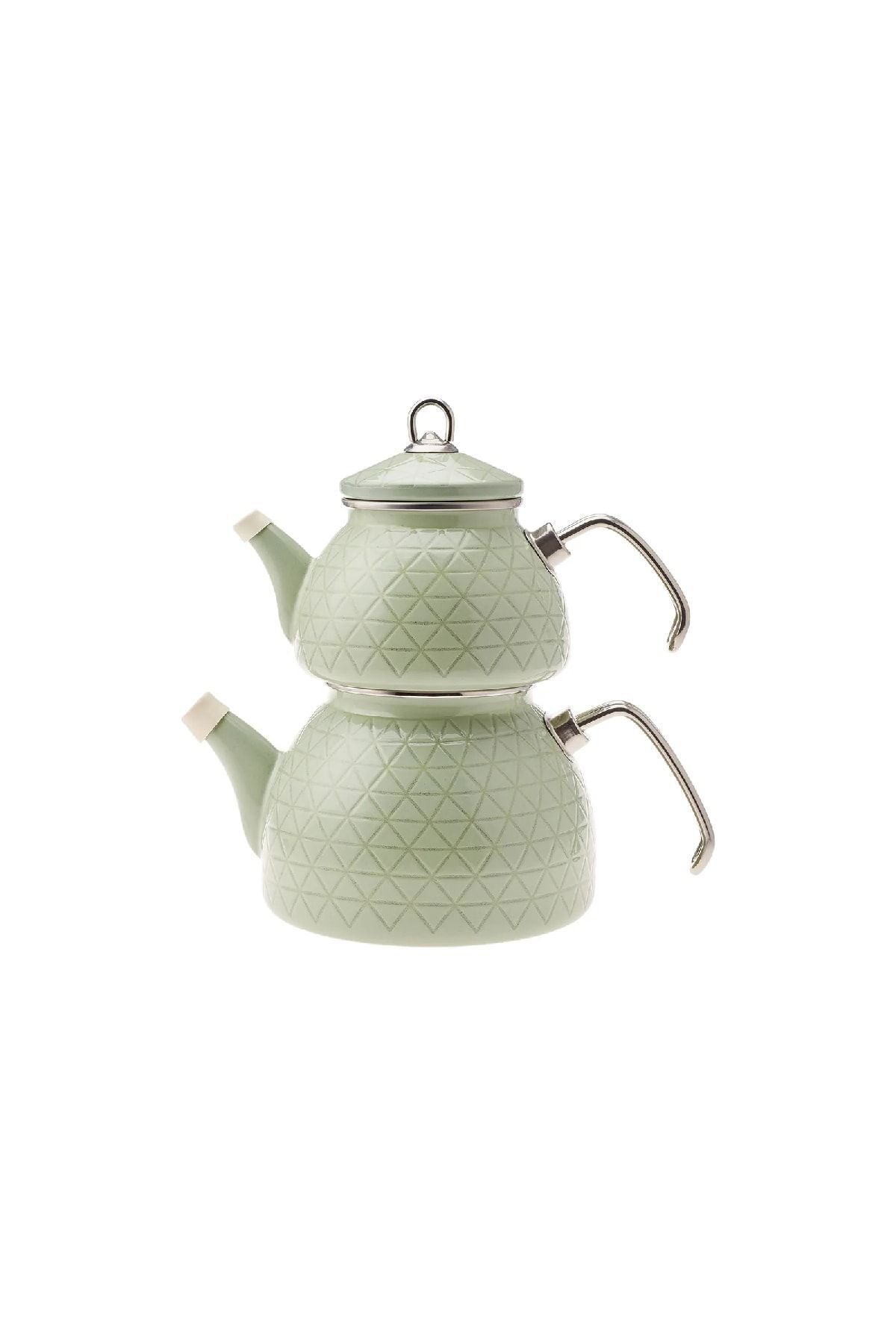 Crystal Green Enamel Midi Teapot Set