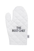 Embroidery Detailed Gabardine Oven Glove 18x30 Cm