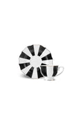 New Romantic Thick Stripe Coffee Cup 90 ml Black