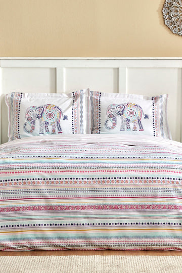 Marilla 100% Cotton Double Bed Linen Set