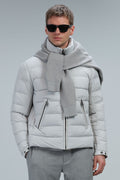 Clow Goose Feather Men's Coat Stone