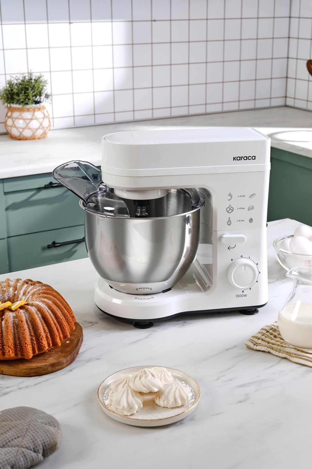 Maestrochef Stella Stand Mixer White 1500w