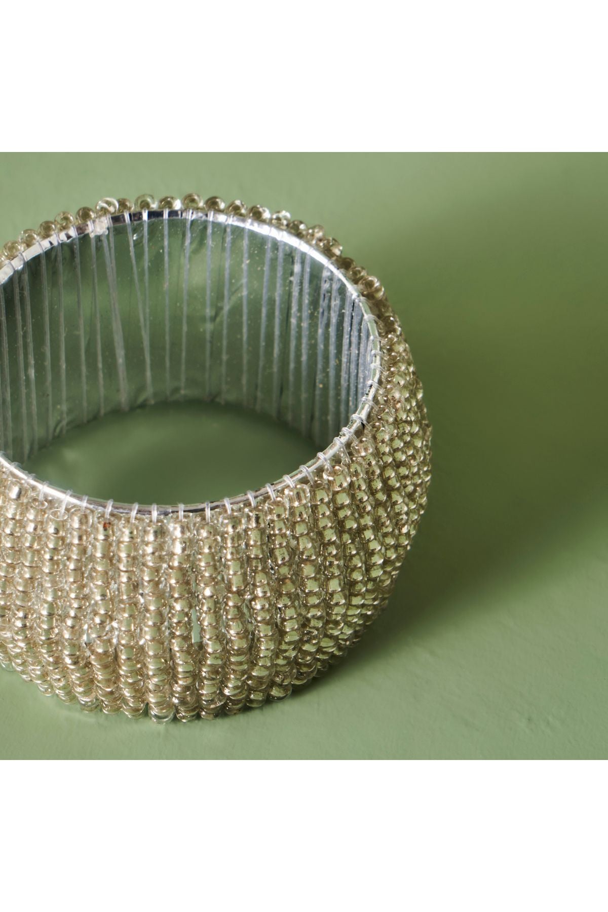 Sparkling Napkin Ring Siver (38 cm)