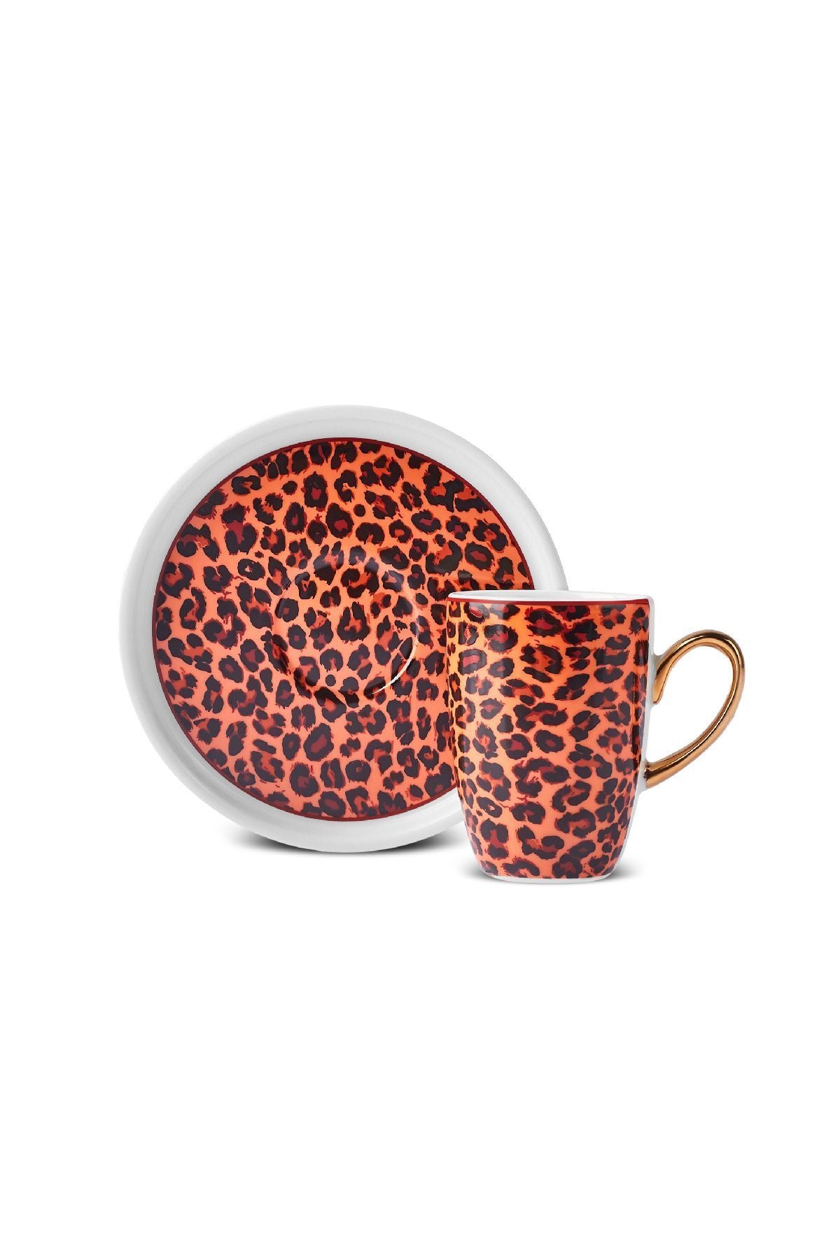 Leopard Coffee Cup for 2 Persons 100 ml