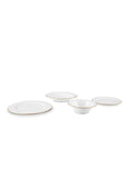 Eva Gold 24 Piece 6 Seater New Bone Dinner Set