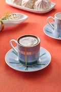 Kiva Blue Coffee Cup Set for 2 Persons 80 ml