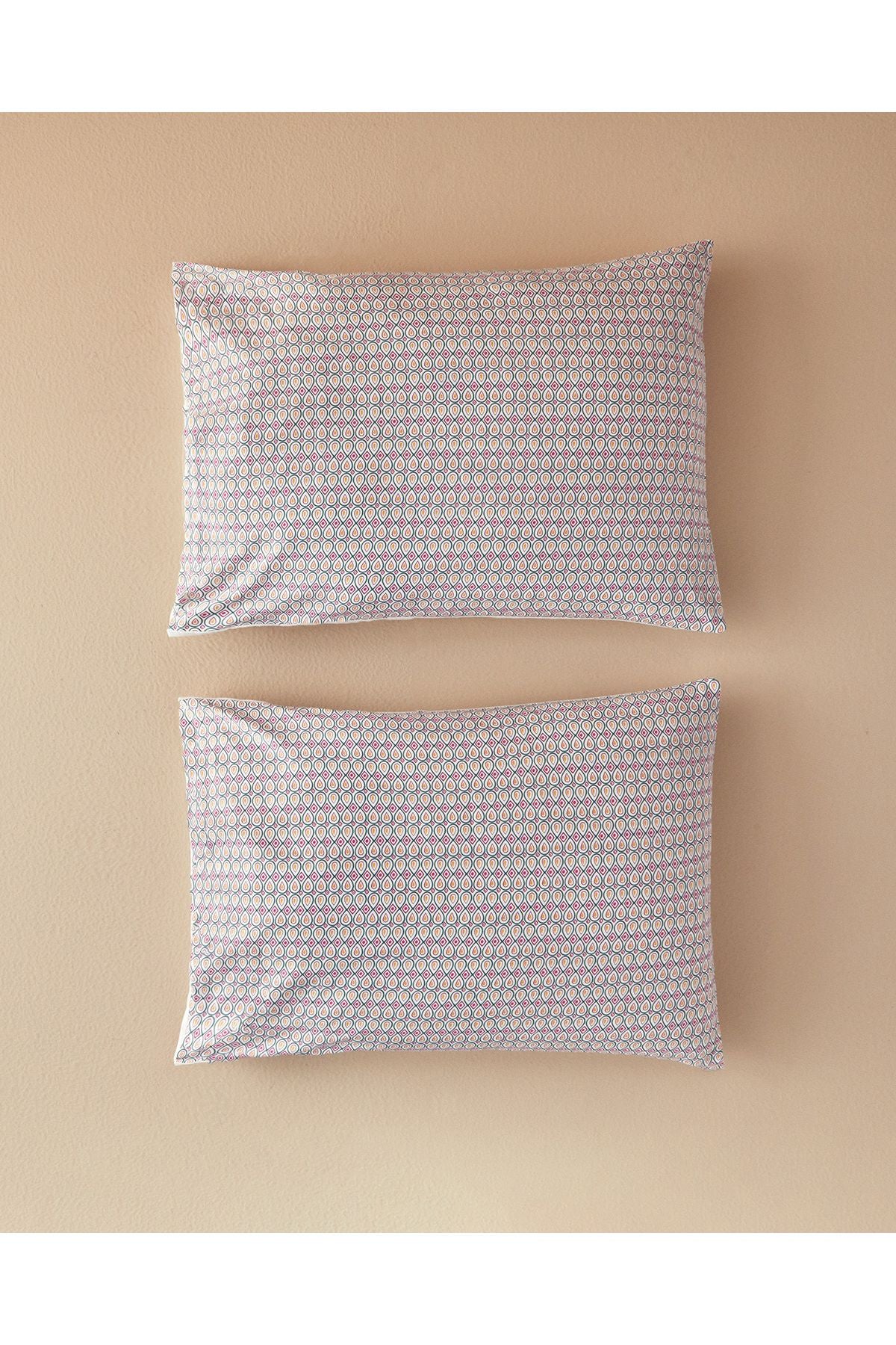 Folk Bouquet 2-Pack Pillowcase Green