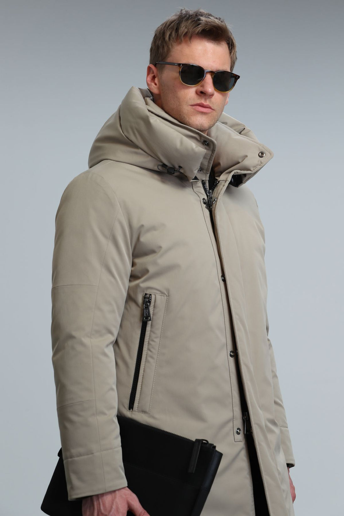 Donald Goose Down Men's Coat Earth