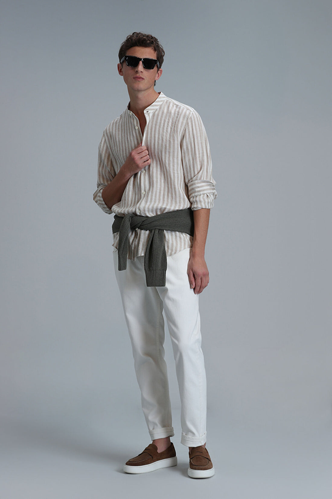 Fast Erkek Basic Gömlek Comfort Fit Bej