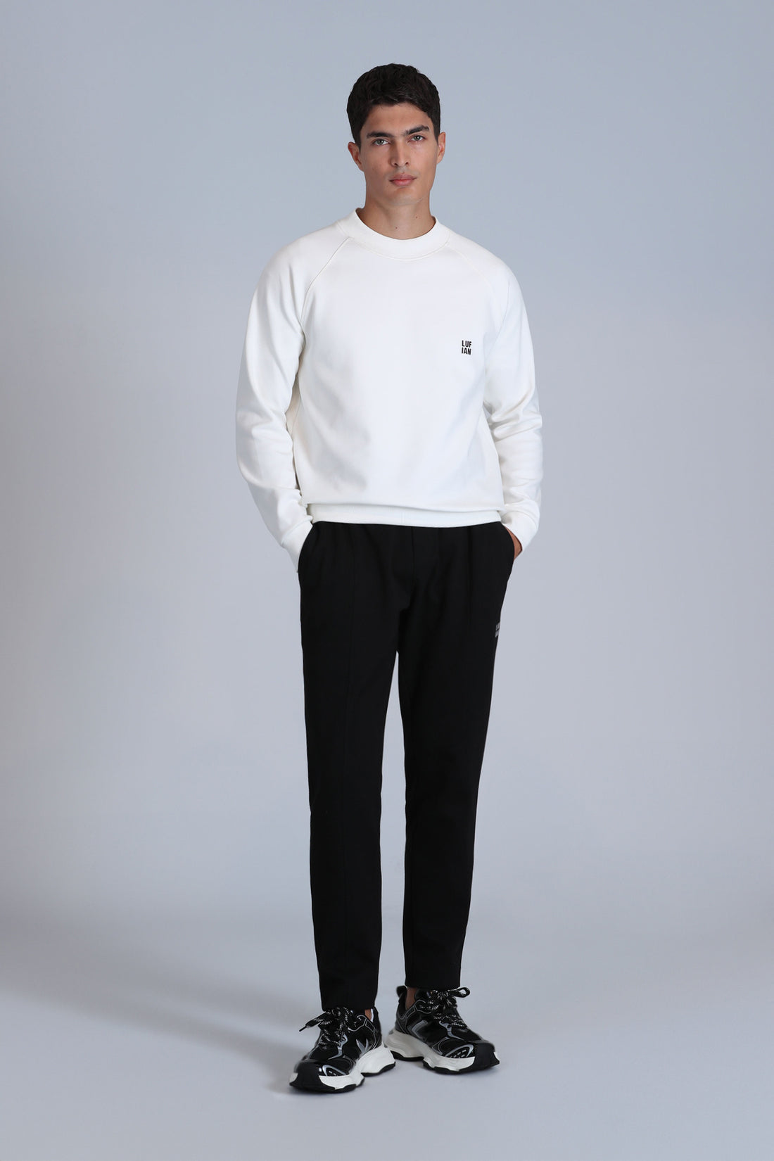 Grant Men's Sweatshirt Broken White