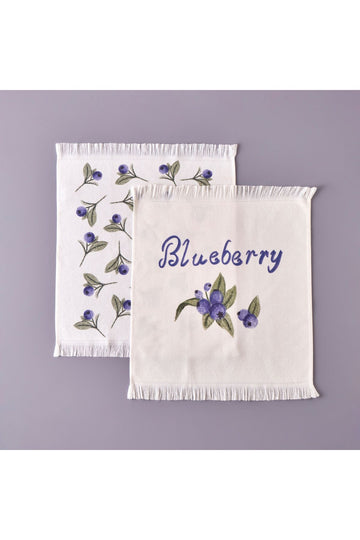 Blueberry Cotton Dry Cloth Set of 2 (40x50 cm)