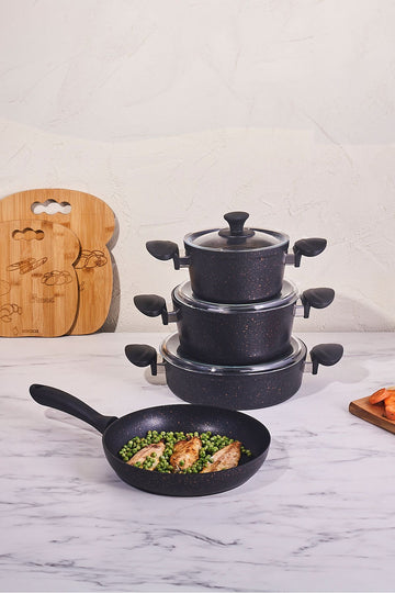 Biogranite Azelya 7 Piece Cookware Set