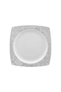 Bridal 24 Pieces 6 Seater Porcelain Square Dinner Set