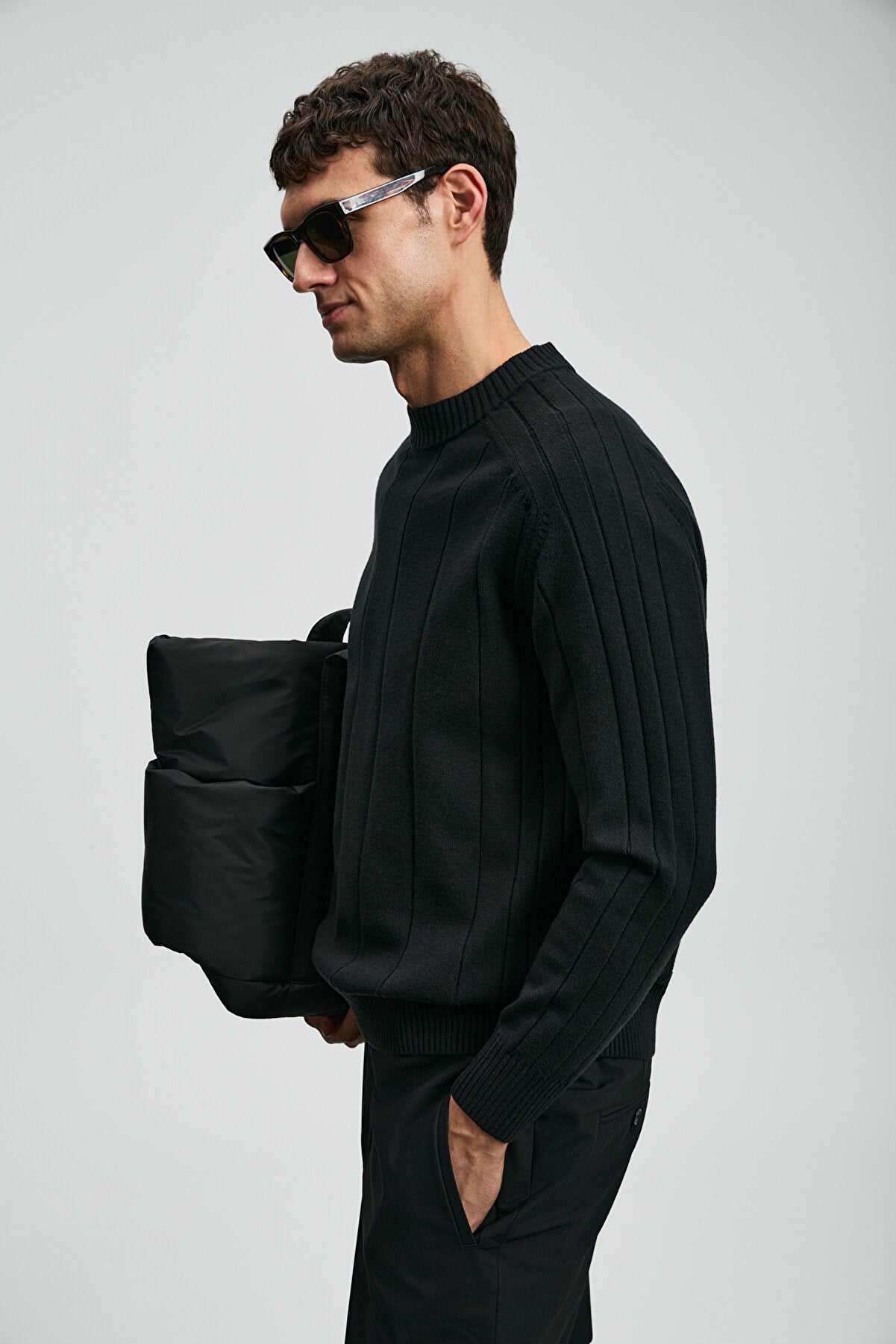 Grand Men's Sweater Black