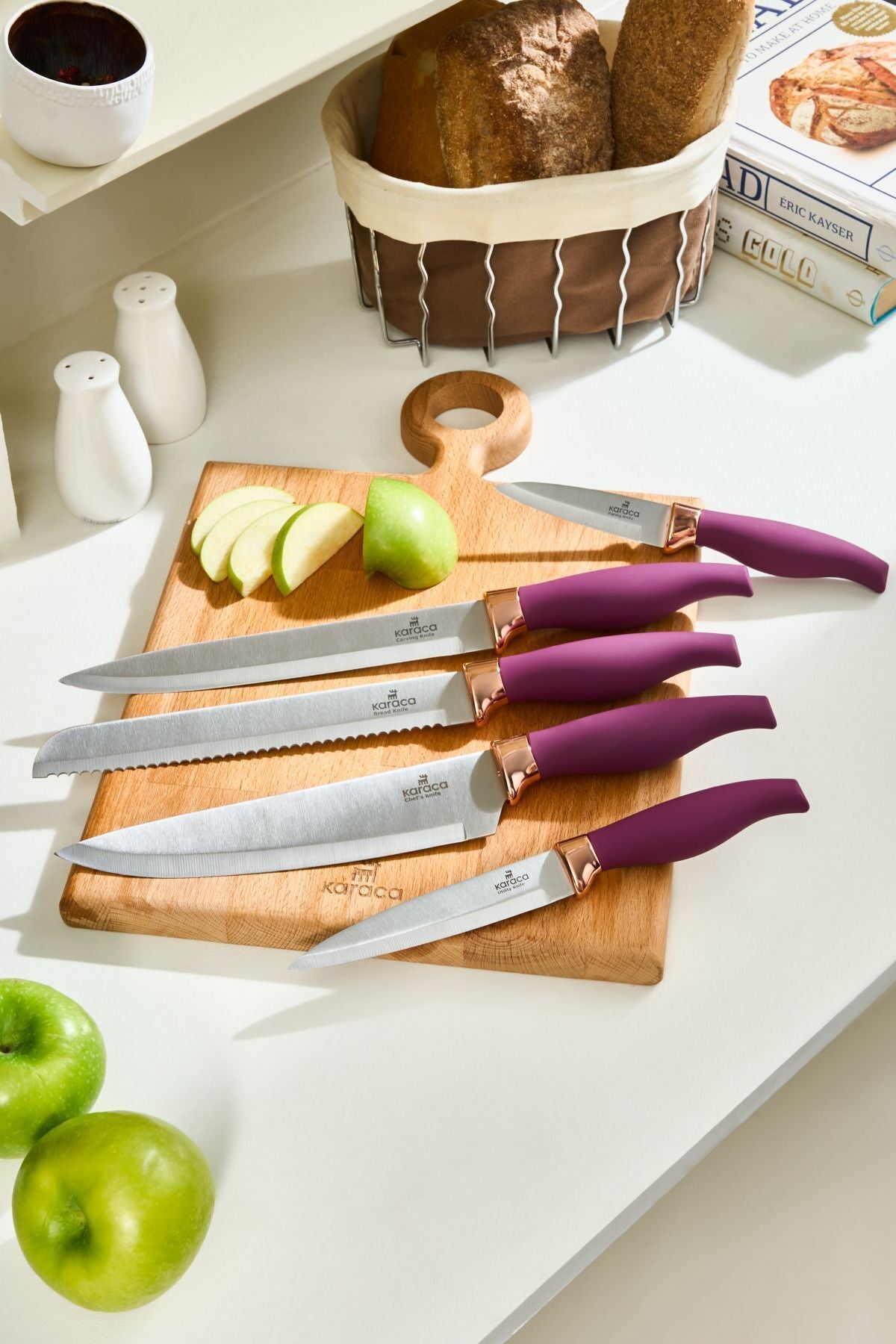 Mary 5 Piece Knife Set Purple