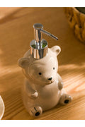 LCW Beige Bear Figured Ceramic Liquid Soap Dispenser