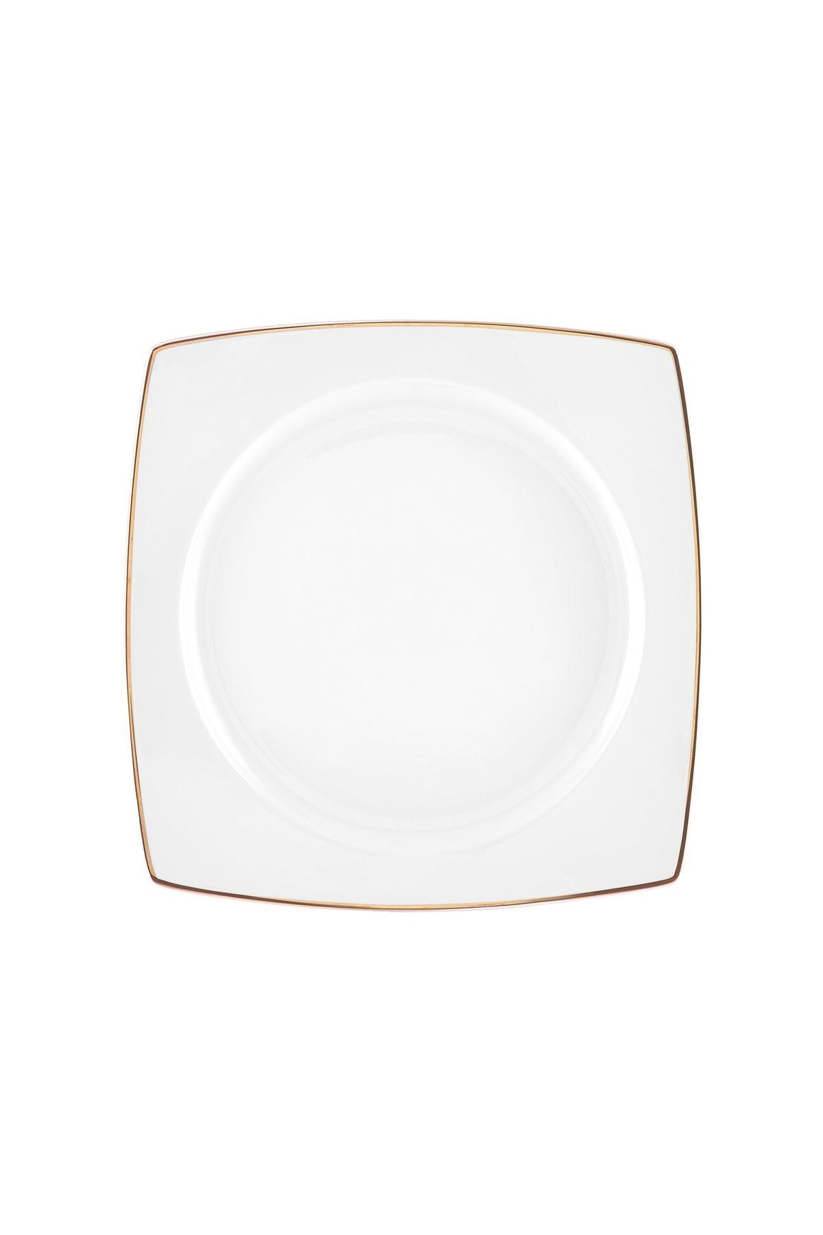 Square Bone Jamie 57 Pieces 12 Seater Dinner Set Gold