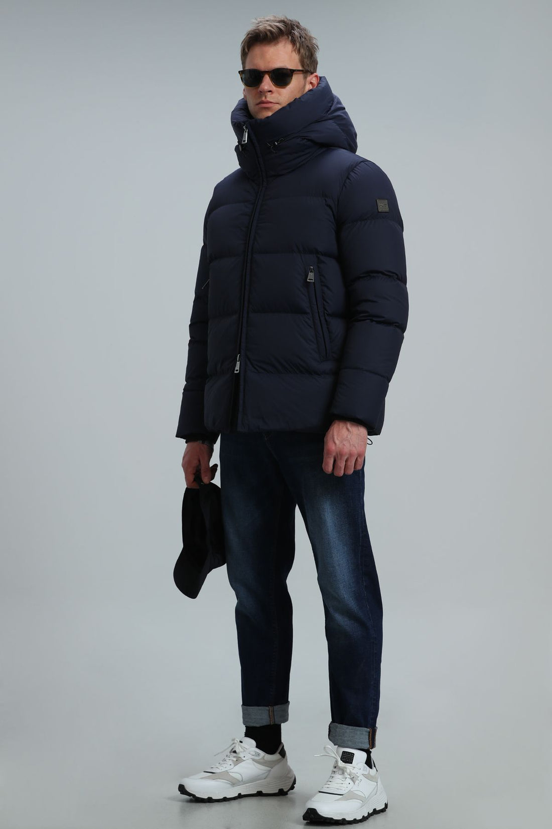 Tommy Goose Down Men's Coat Navy