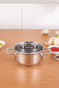 Grace Induction Base Steel Cookware 18 Cm 2 Lt